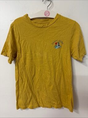 Salty Crew Mustard Yellow Logo Tee